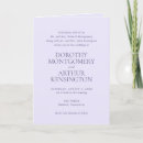 Search for lilac wedding invitations Modern