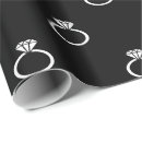 Search for engagement ring wrapping paper White