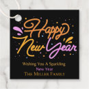 Search for happy new year favour tags Elegant