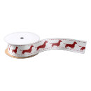 Search for dachshund ribbon Red