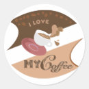 Search for retro coffee stickers Latte