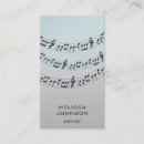 Search for vocalist business cards Artist