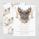 Search for floral antler wedding invitations Modern