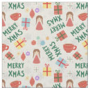 Search for christmas ornaments fabric Red