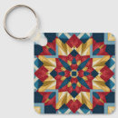 Search for mid century modern geometric key rings Vintage