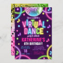 Search for glow dance party invitations Disco