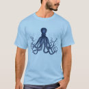 Search for giant squid tshirts Blue