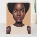 Search for black woman birthday cards Afro