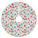 Search for whimsical tree skirts Santa