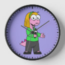 Search for cute cartoon character clocks Playful