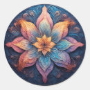 Search for colourful mandalas stickers Flower