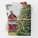 Search for barns wrapping paper Nostalgic
