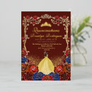 Search for 5x7 beauty and the beast invitations For her