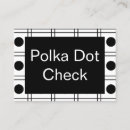 Search for polka dot pattern business cards Trendy