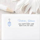 Search for baby announcement return address labels Modern