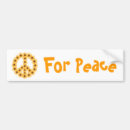 Search for peace bumper stickers Yellow