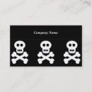 Search for pirate business cards Skeleton