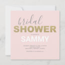Search for faux gold bridal shower invitations Typography