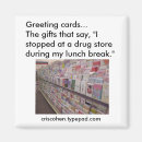Search for greeting card magnets Humour