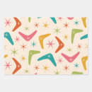 Search for starburst wrapping paper 1960s