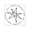 Search for star rubber stamps Return address