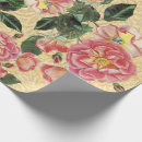 Search for roses wrapping paper Cream
