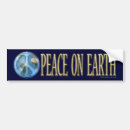 Search for peace on earth bumper stickers War