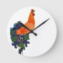 Search for vintage rooster clocks Bird