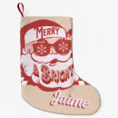 Search for funny christmas stockings Santa