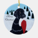Search for black lab christmas decor Cute