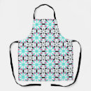 Search for modern geometric aprons Black