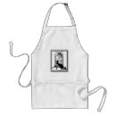 Search for cat silhouette aprons Black and white
