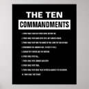 Search for the 10 commandments posters Church