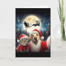 Search for dog and cat christmas cards Xmas