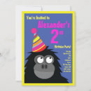 Search for gorilla birthday invitations Zoo