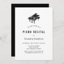 Search for piano invitations Vintage