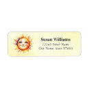 Search for smiling sun return address labels Fun