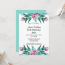 Search for floral 40th birthday invitations Garden flowers