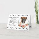 Search for boxer stamp cards From the dog