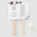 Search for dusty blue wedding programs Watercolor