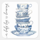 Search for blue teacup stickers Tea party