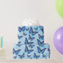 Search for blue butterfly wrapping paper Trendy