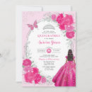 Search for fuchsia quinceanera invitations Quinceañera