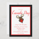 Search for canadian party invitations Maple leaf