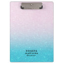 Search for pink glitter clipboards Ombre