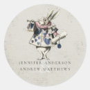 Search for wonderland wedding stickers Classic