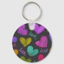 Search for heart and hands key rings Girly