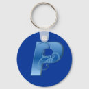 Search for monogram p key rings Alphabet