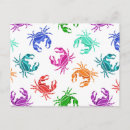 Search for crabs postcards Ocean