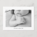 Search for two sided postcards New baby